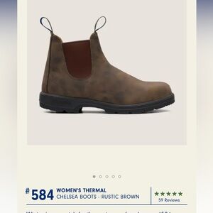 blundstone chelsea boot #584 winter thermal insulated waterproof
